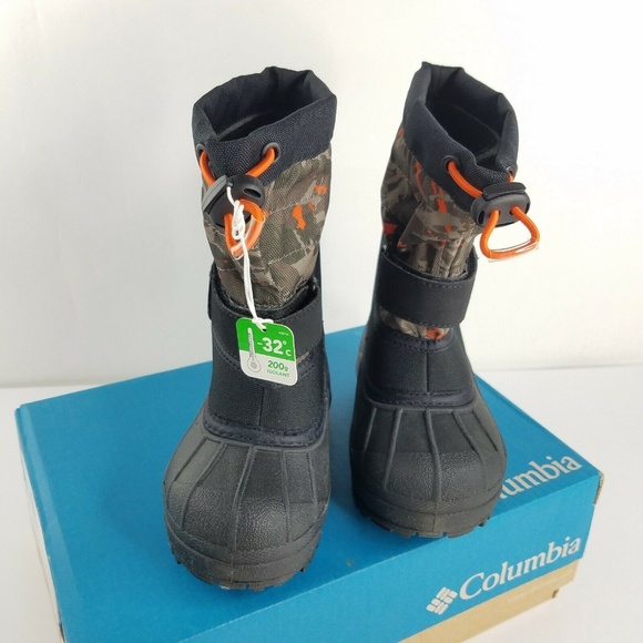 Columbia Childrens Powderbug Plus II, Camo Print 9 - Picture 4 of 8